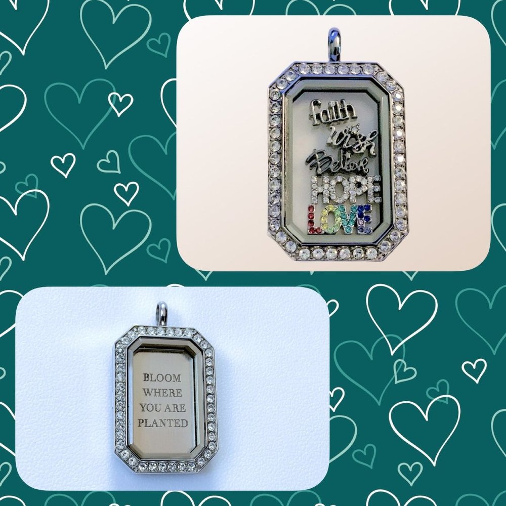 Origami Owl: Heritage Locket, Charms & Plate